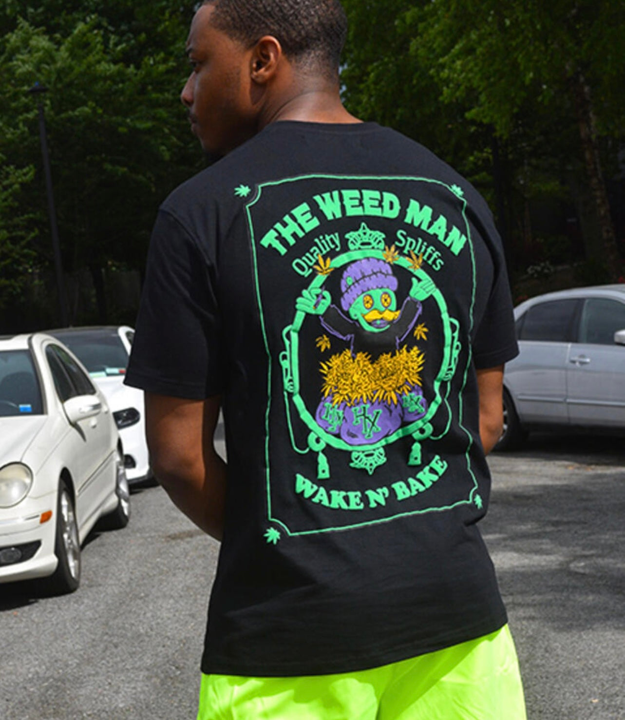 Hudson Black Weed Man T-Shirt U