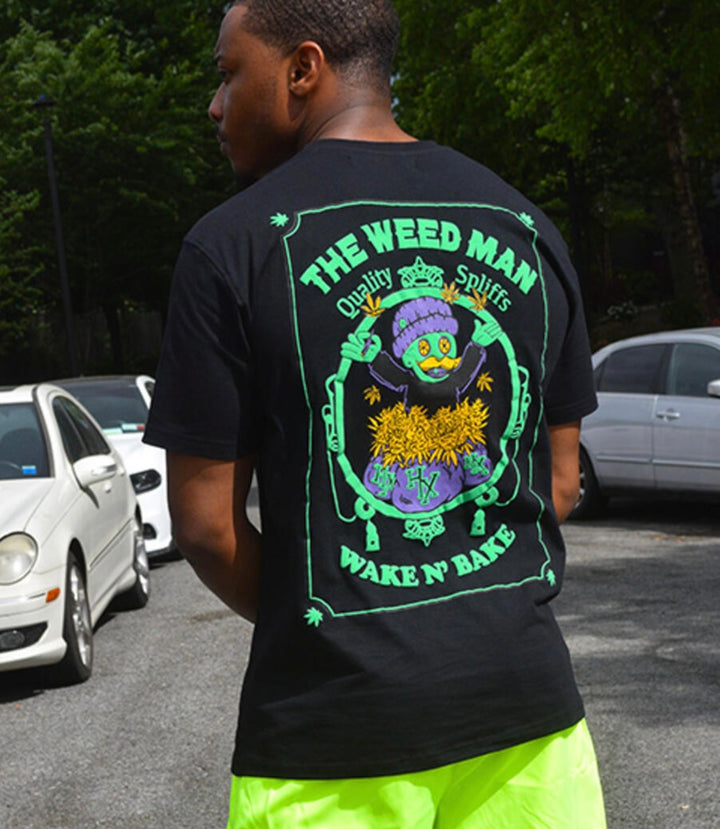 Hudson Black Weed Man T-Shirt U