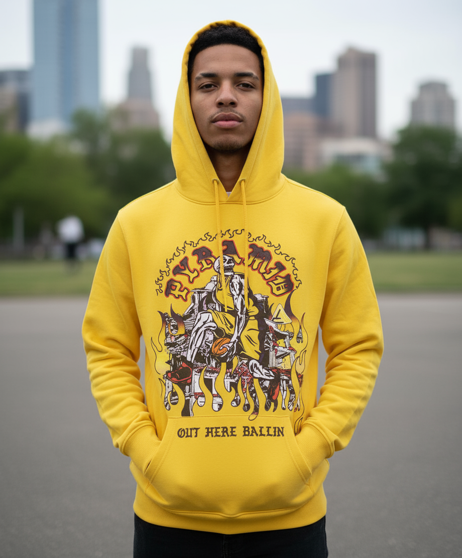Black Pyramid “Out Here Ballin” Hoody U