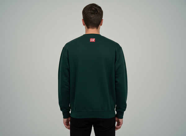 The Mag Seven Sapa Forest Green Flossy Crewneck U