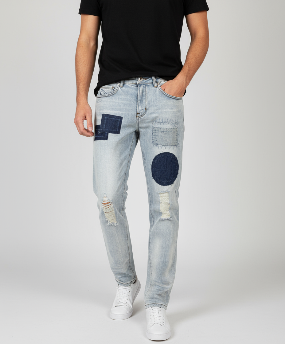 Ckel Light Blue Denim Jeans U