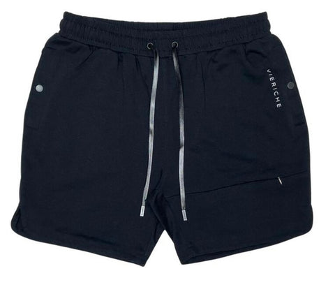 Vie Riche Black Cotton Shorts