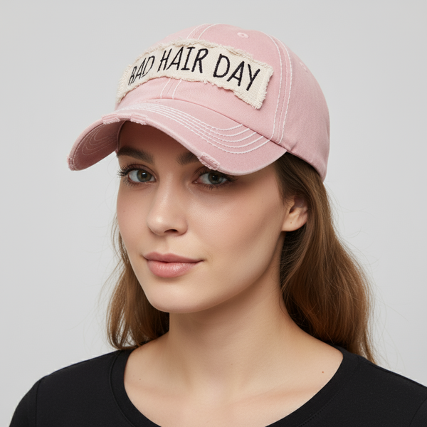 Bad Hair Day Vintage Baseball Cap U