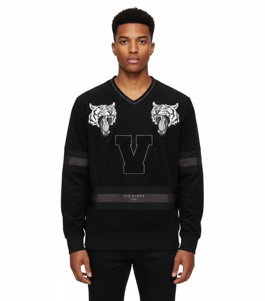 Vie Riche Tigre Varsity Crewneck