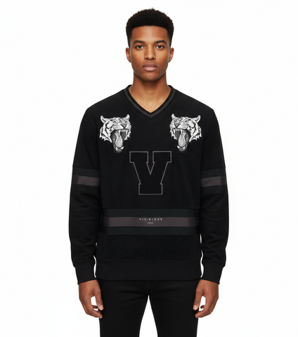 Vie Riche Tigre Varsity Crewneck