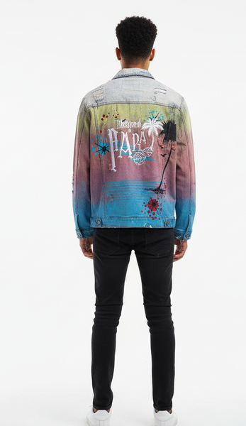 Iro Ochi Para Dice Denim Jacket U