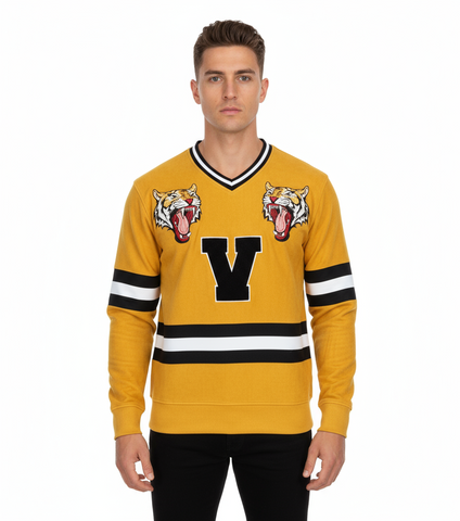 Vie Riche Tigre Varsity Crewneck