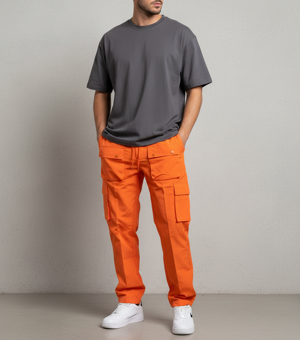 Hudson Bright Orange Windbreaker Pants U