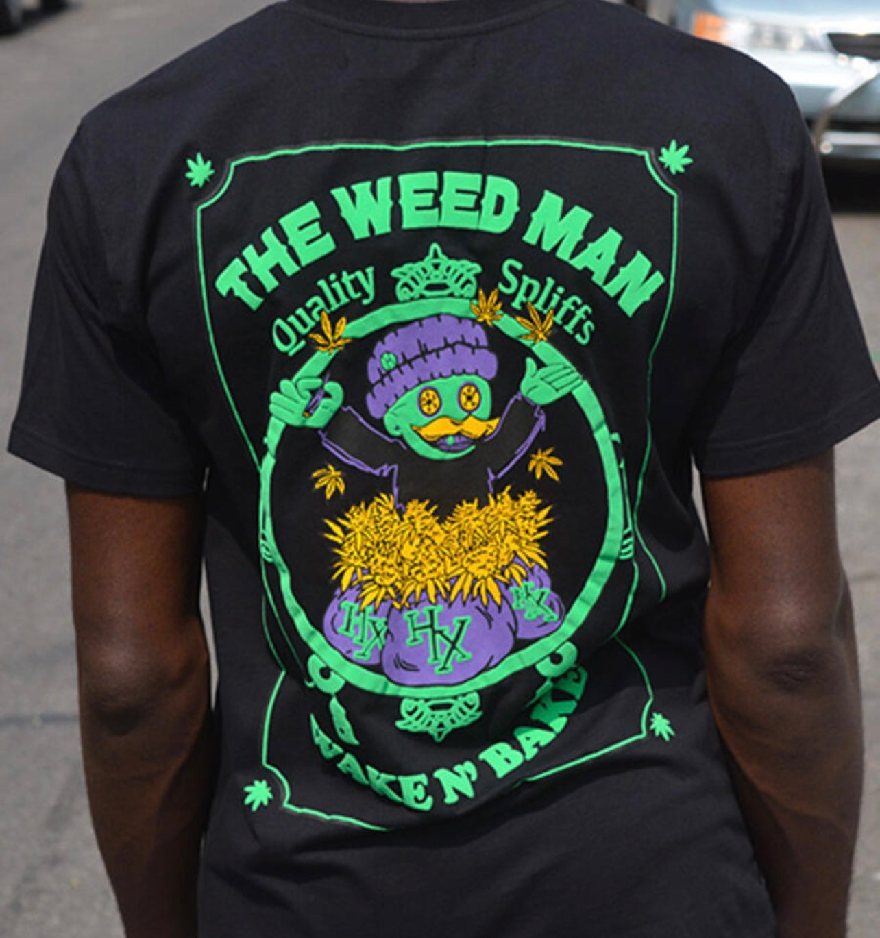 Hudson Black Weed Man T-Shirt U