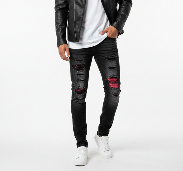 Waimea Skinny Fit Jeans w/Studs U