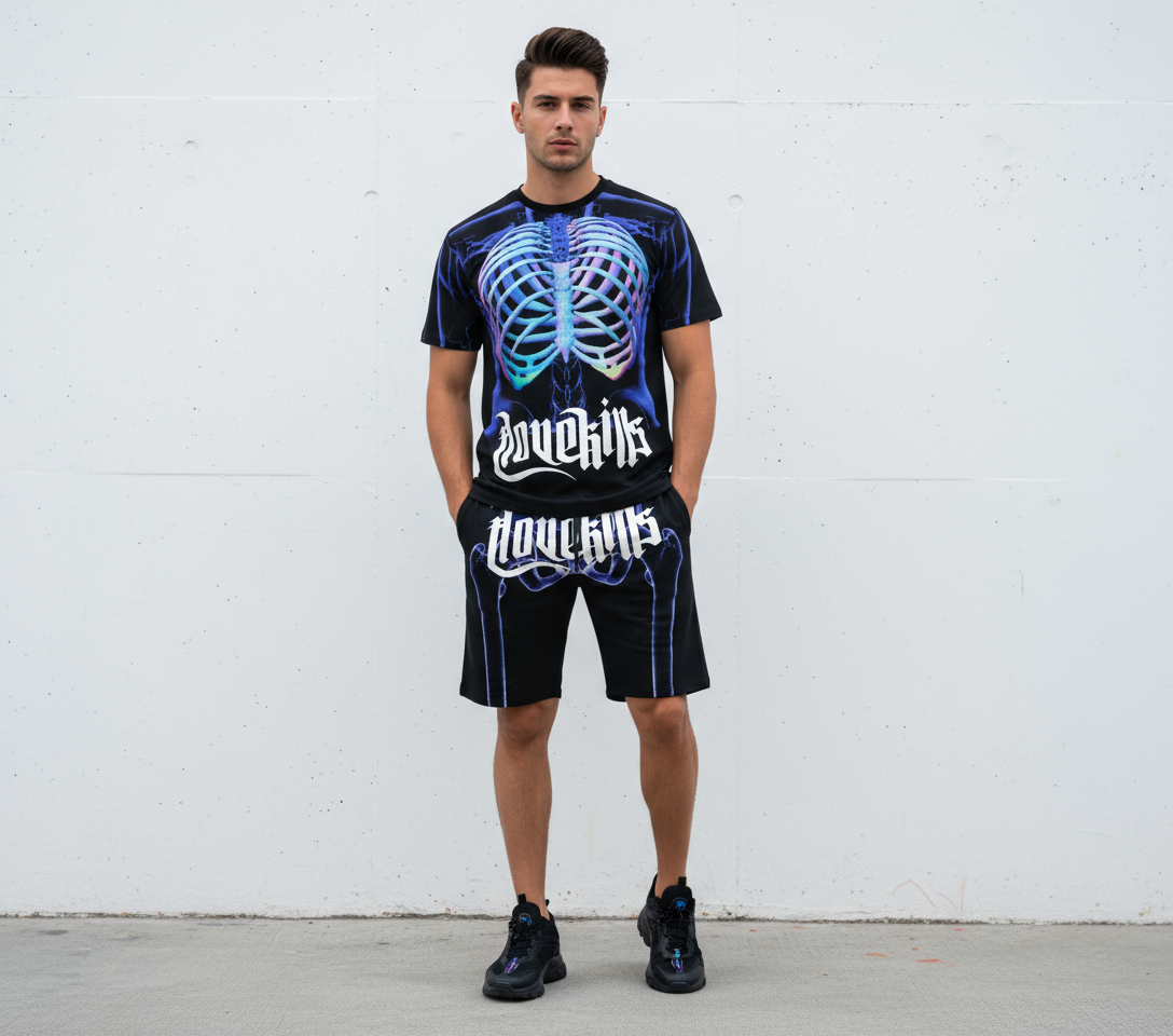 Vie Riche X-Ray Short Set (Shorts Are Reversible)