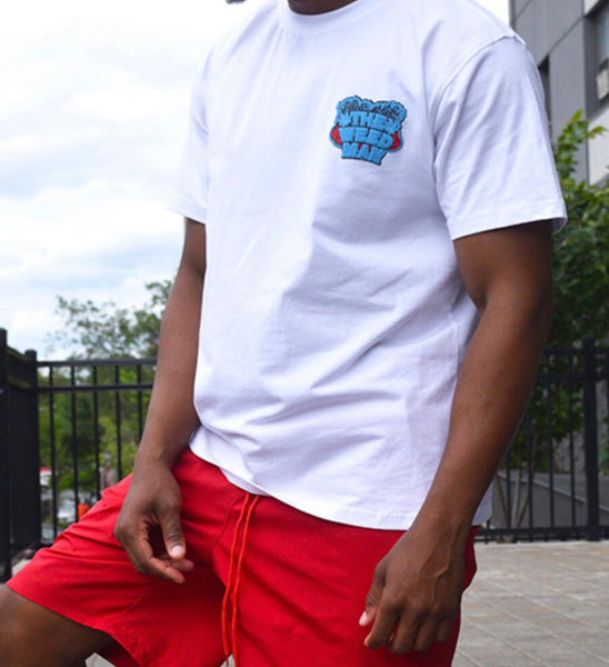 Hudson White Weed Man T-Shirt U