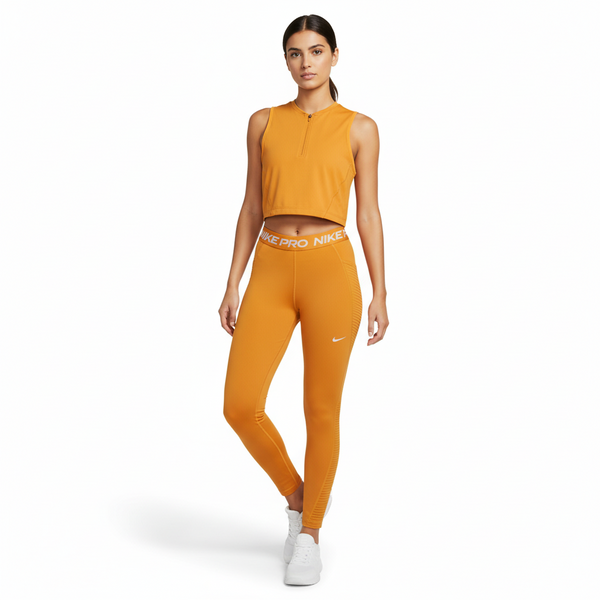 Nike Women’s Pro Dri-FIT High-Rise Pocket Leggings w/ Matching Crop Tank