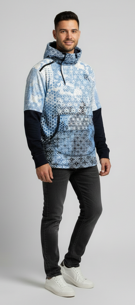 Parish Nation Indigo Long Sleeve Light Hoody U