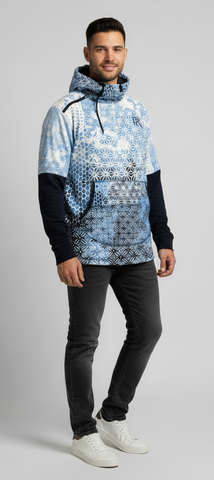 Parish Nation Indigo Long Sleeve Light Hoody U