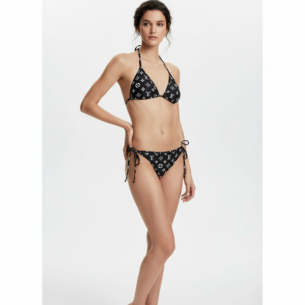 Custom  “Louie Vee” Designer Print Swimsuit