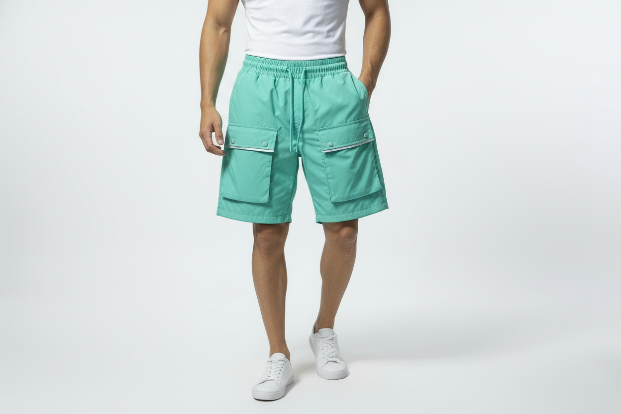 Hudson WindBreaker Nylon 6 Inch Shorts (Mint) U