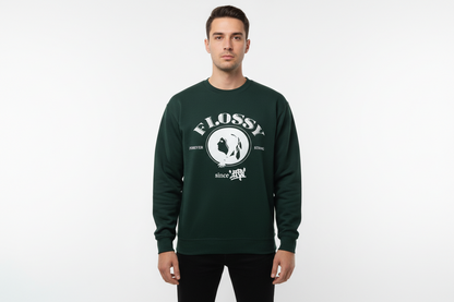 The Mag Seven Sapa Forest Green Flossy Crewneck U