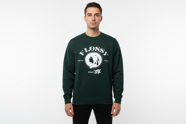 The Mag Seven Sapa Forest Green Flossy Crewneck U