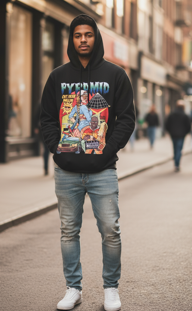 Black Pyramid “Explicit Content” Hoodie