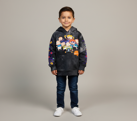 Kids Rugrats Tie Dye Hoody