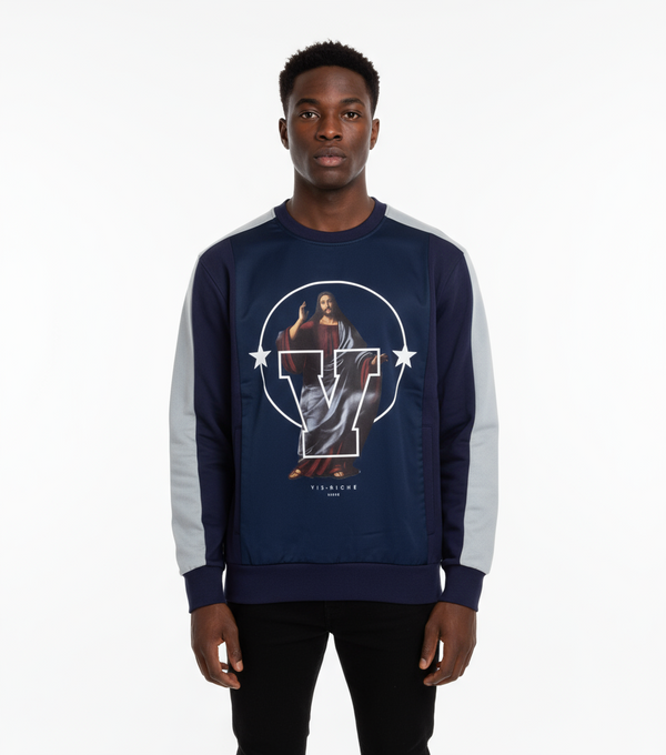 Vie Riche Navy Humble Crewneck U