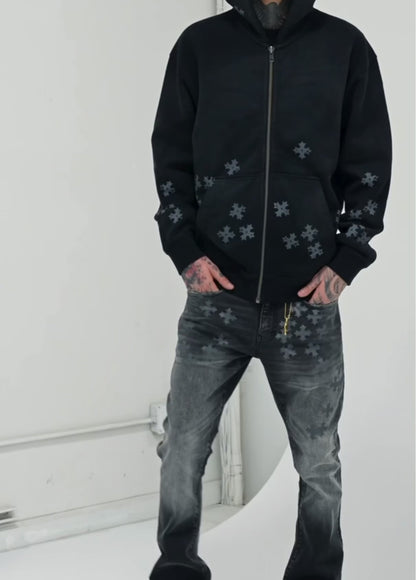 Jordan Craig x See You In Paradise Forbidden Fruit Zip Up French Terry Hoodie (Runs One Size Big)