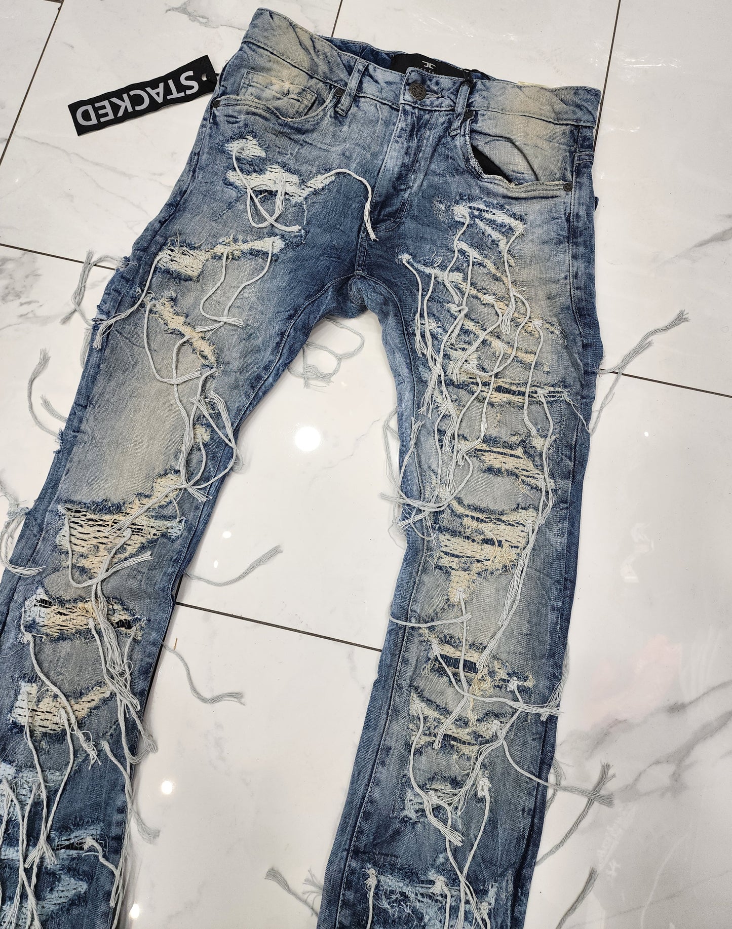 Jordan Craig Martin Stacked Wilder Denim (Creek) (Read Description) U