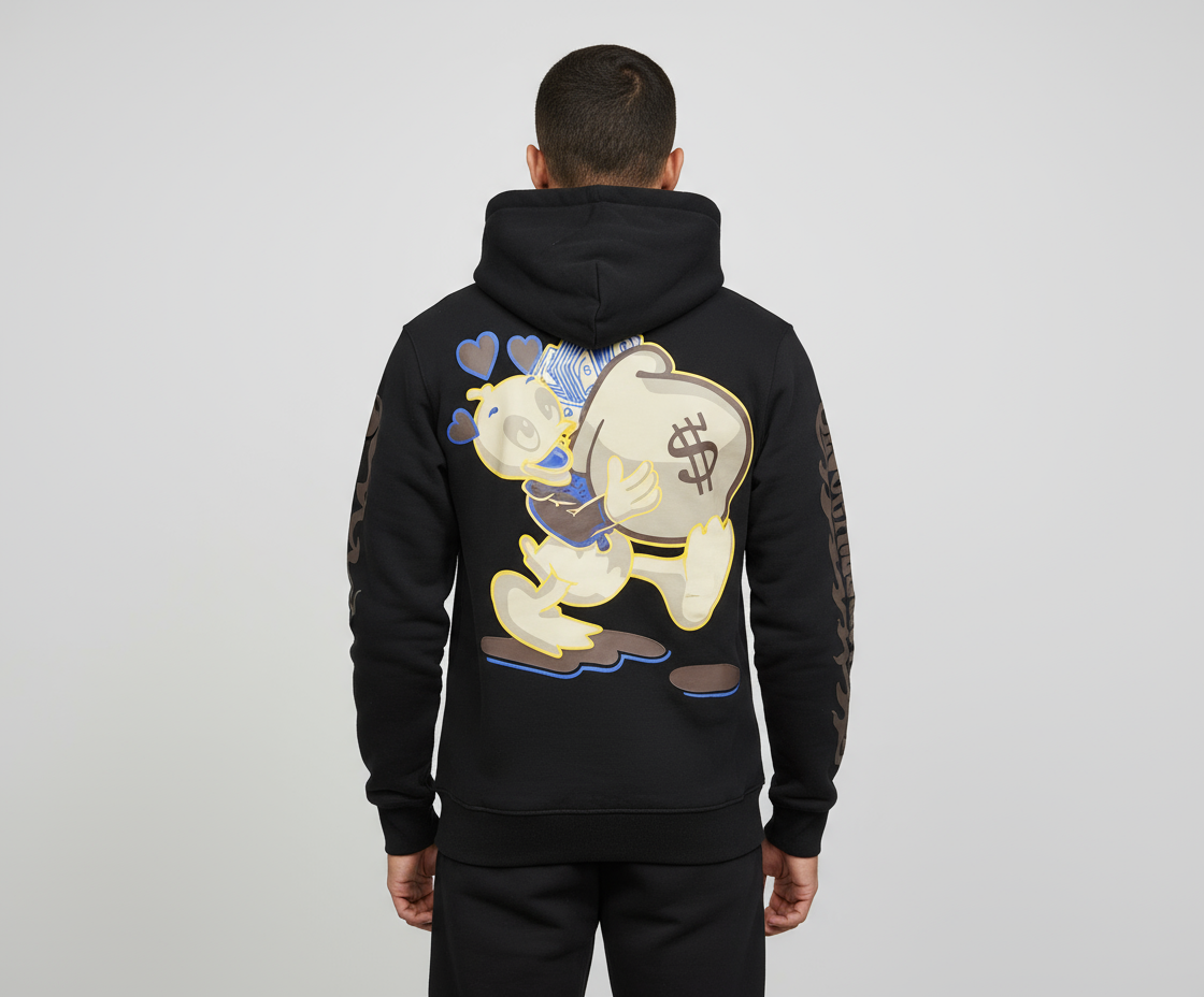 Hudson Love Kills Money Black Sweatsuit U