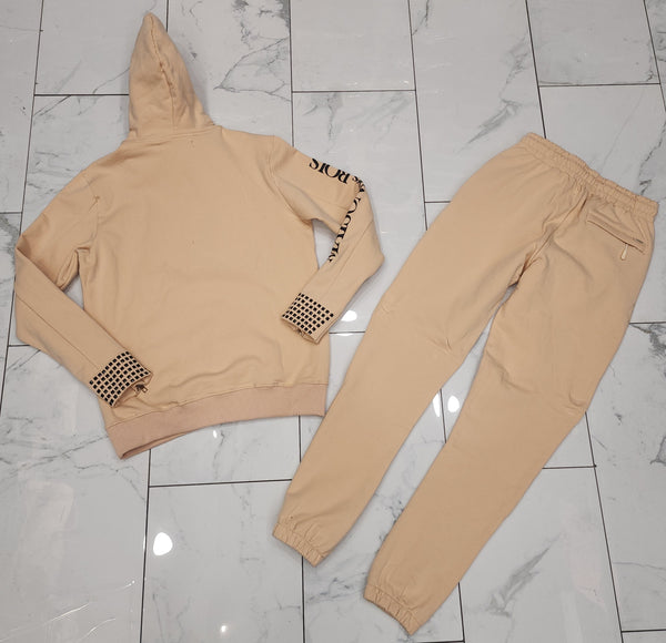 Maison des Rois x Hudson Studded Sweatsuit