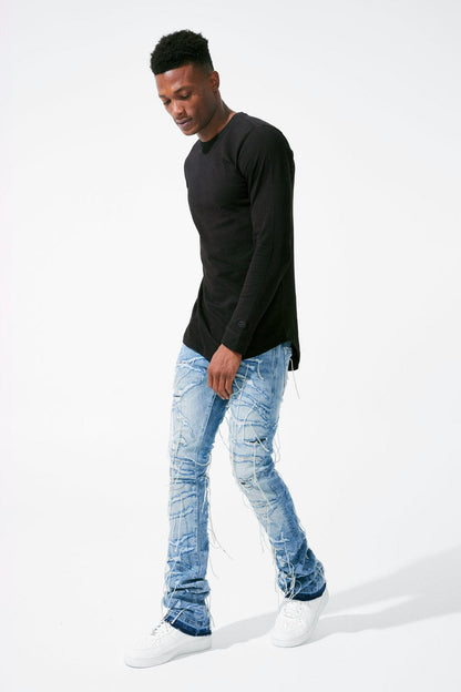 Jordan Craig Martin Stacked Wilder Denim (Creek) (Read Description) U