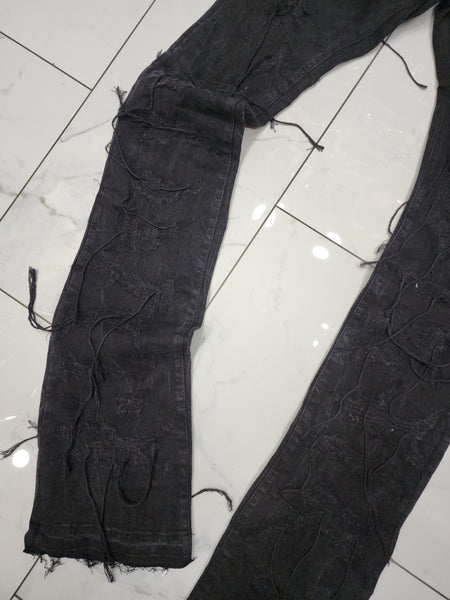 Jordan Craig Martin Stacked Wilder Denim (Noir)