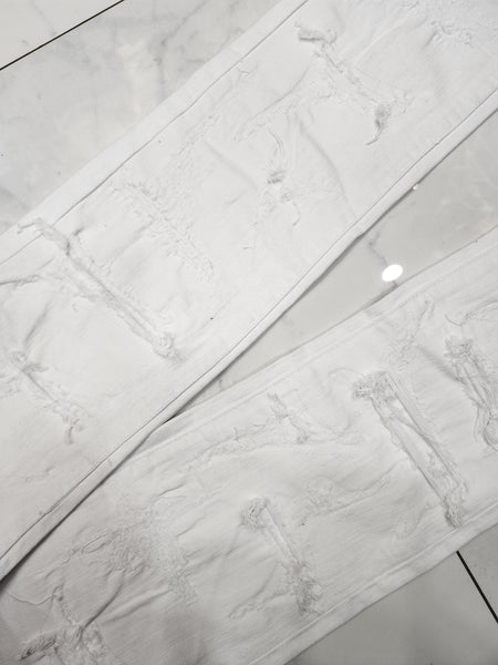 Jordan Craig Martin Stacked Santorini Denim -- White