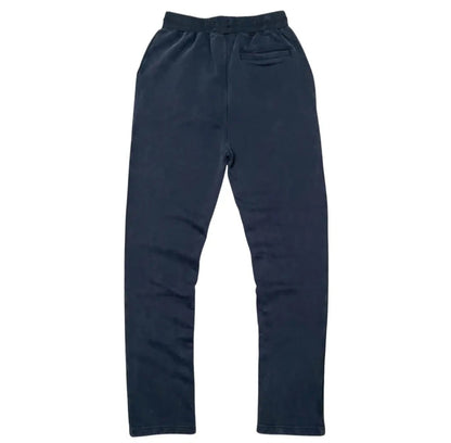 Wrathboy Gods Will Straight/Zipper Stacked Heavyweight Sweatpants Set (Black)