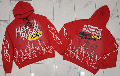 Civilized Hell Raiser Tour Red Hoodie U