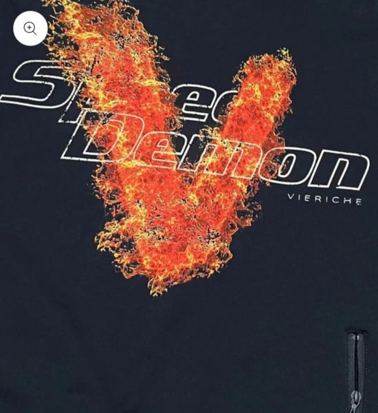 Vie Riche Demon Flame Hoodie w/Patches On Back