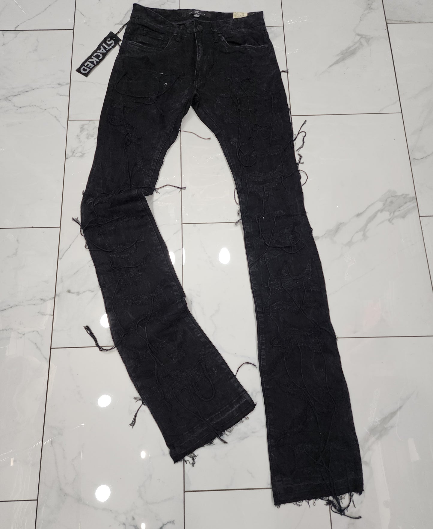 Jordan Craig Martin Stacked Wilder Denim (Noir) U