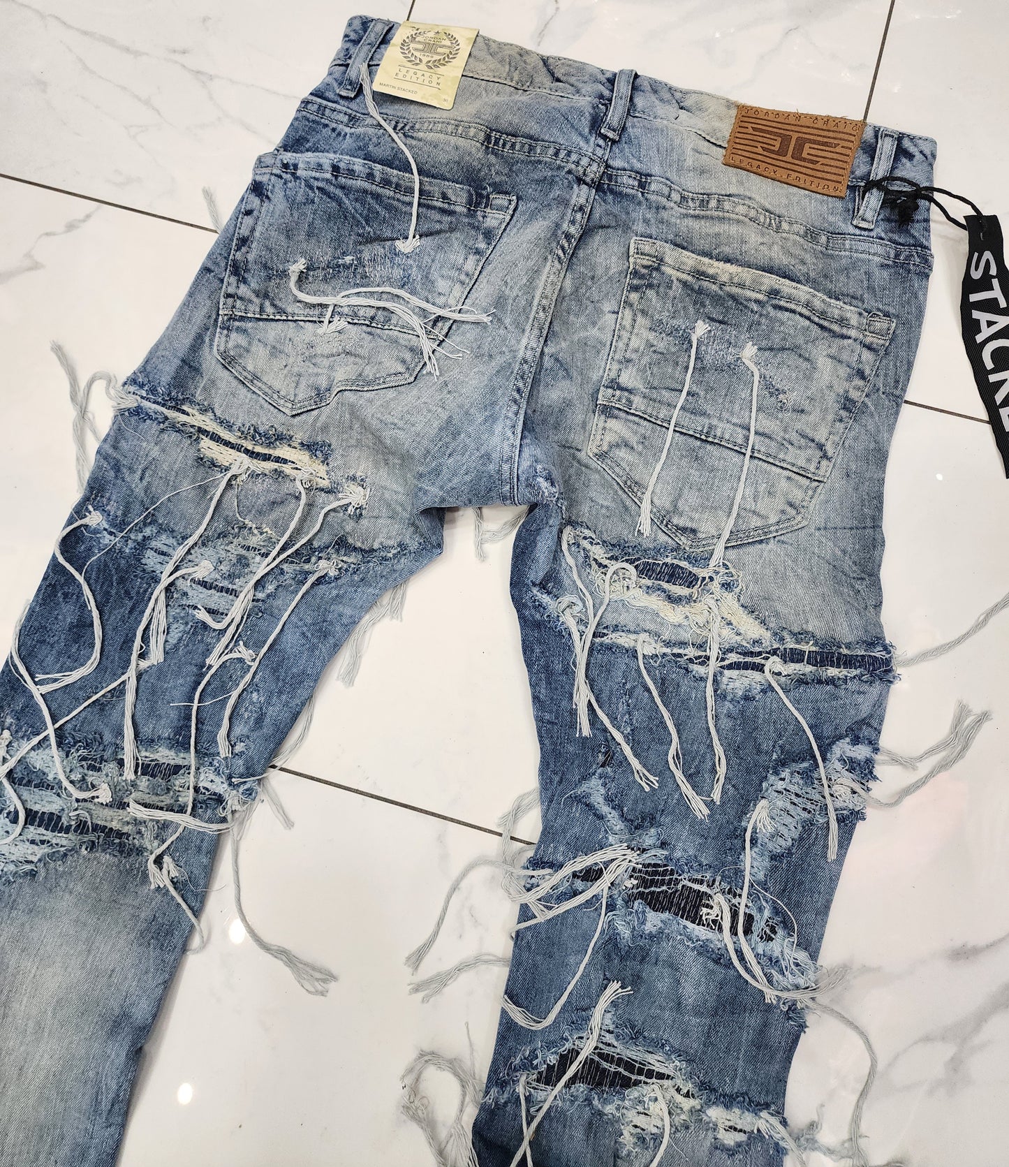 Jordan Craig Martin Stacked Wilder Denim (Creek) (Read Description) U