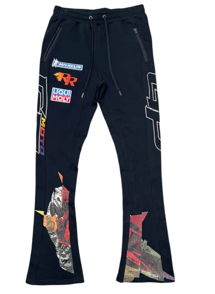 Vie Riche 200 MPH Club Stacked Sweatpants w/Patches