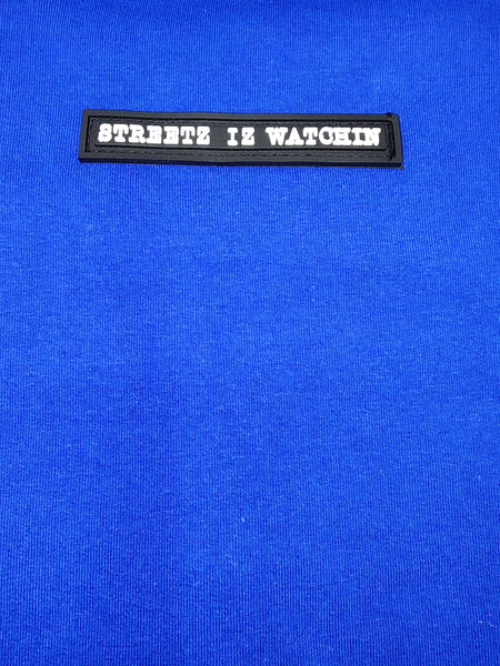 Streetz Iz Watchin Dirty Money Royal Blue Sweater