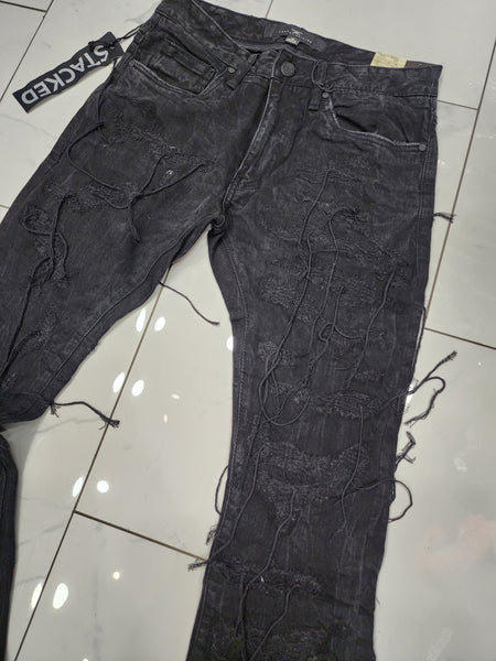 Jordan Craig Martin Stacked Wilder Denim (Noir)