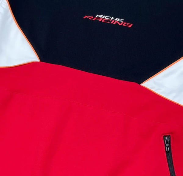 Vie Riche Spade Moto Crewneck Sweater w/Patches