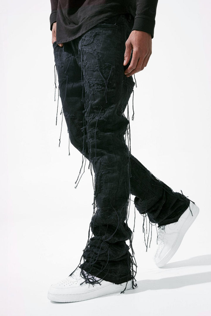 Jordan Craig Martin Stacked Wilder Denim (Noir) U