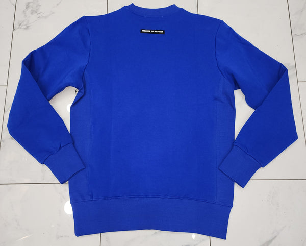 Streetz Iz Watchin Dirty Money Royal Blue Sweater