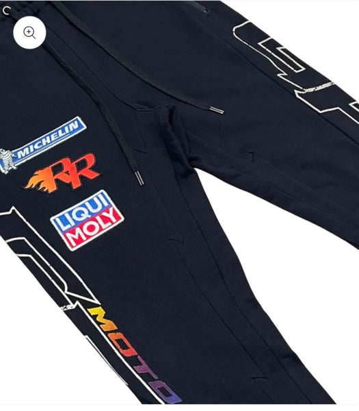 Vie Riche 200 MPH Club Stacked Sweatpants w/Patches