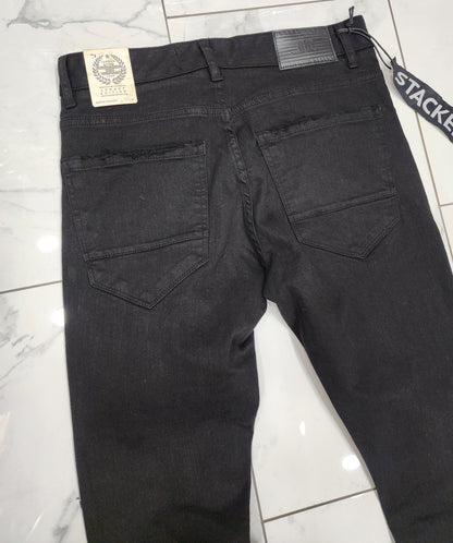 Jordan Craig Martin Stacked Santorini Denim -- Black