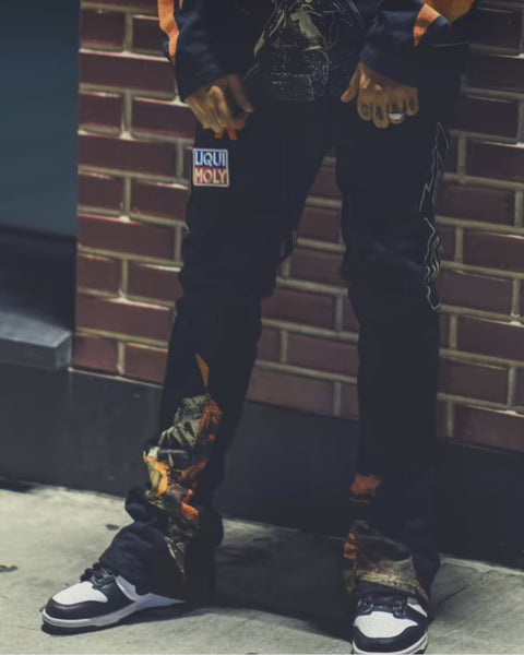 Vie Riche 200 MPH Club Stacked Sweatpants w/Patches