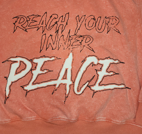 Civilized Meditation Coral Hoodie