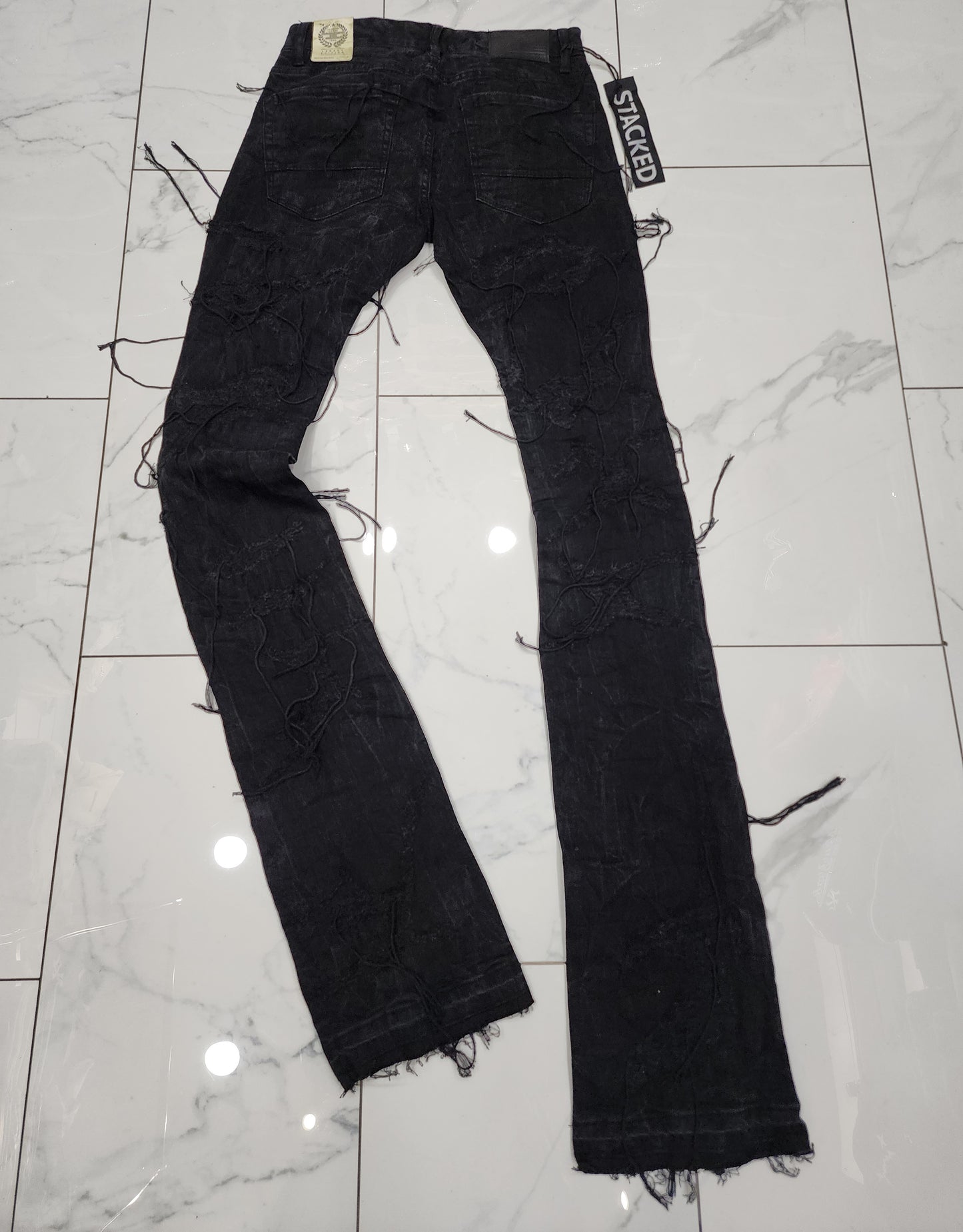 Jordan Craig Martin Stacked Wilder Denim (Noir) U