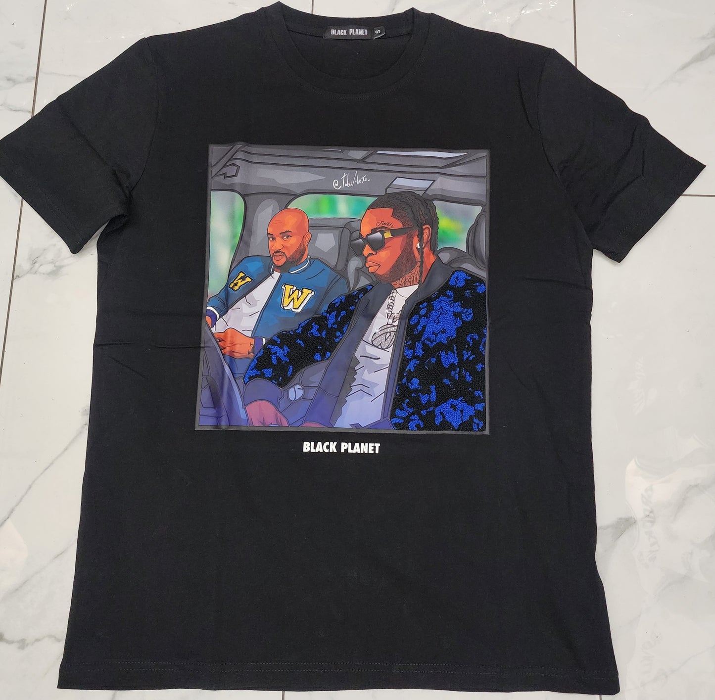 Black Planet Black Pop Smoke x Virgil T-Shirt U